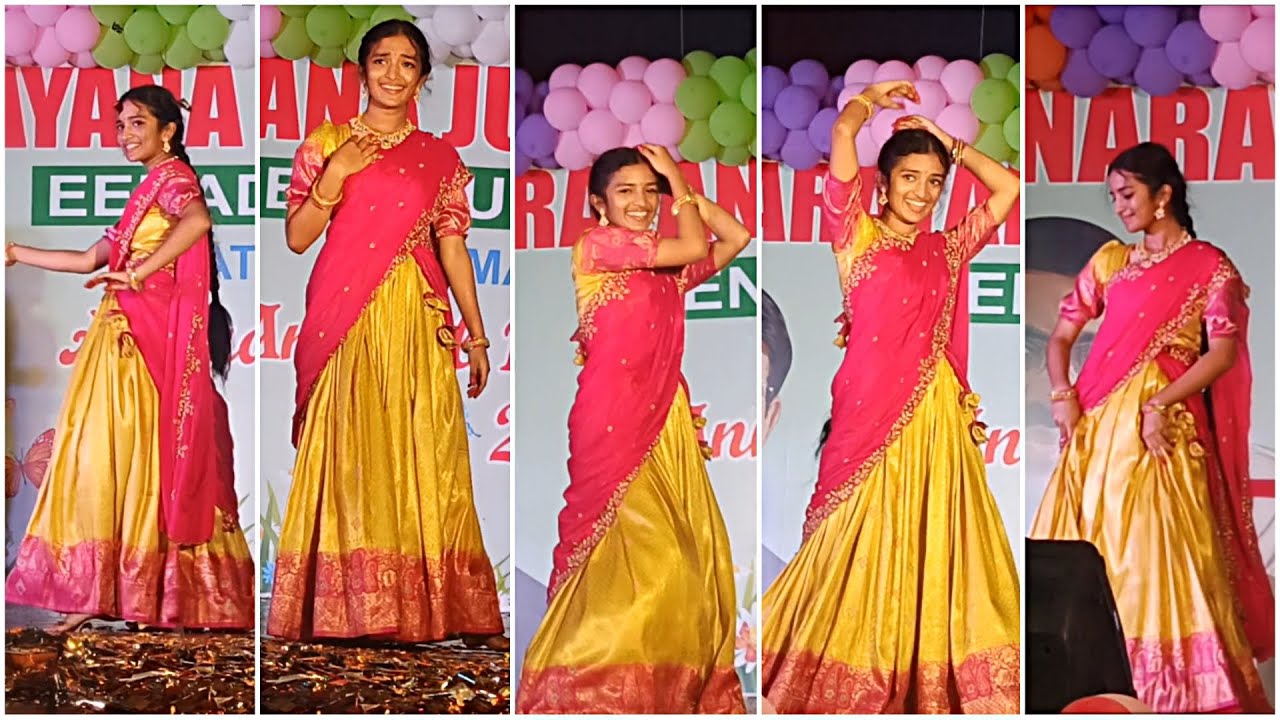 NARAYANA JUNIOR COLLEGE|EENADU GIRLS CAMPUS|VIJAYAWADA(SOLO PERFORMANCE) FAREWELLCELEBRATION 2023-24