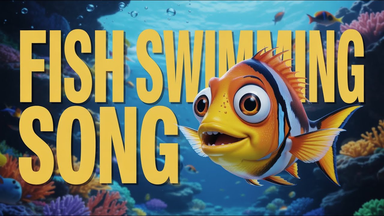The Little Fish Song for Kids | Cute Nursery Rhyme and Ocean Adventure with Sea Animals