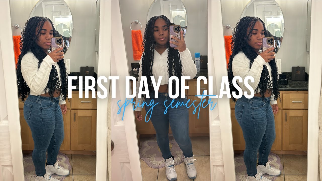 grwm for the first day of class @ Clemson University (spring semester)