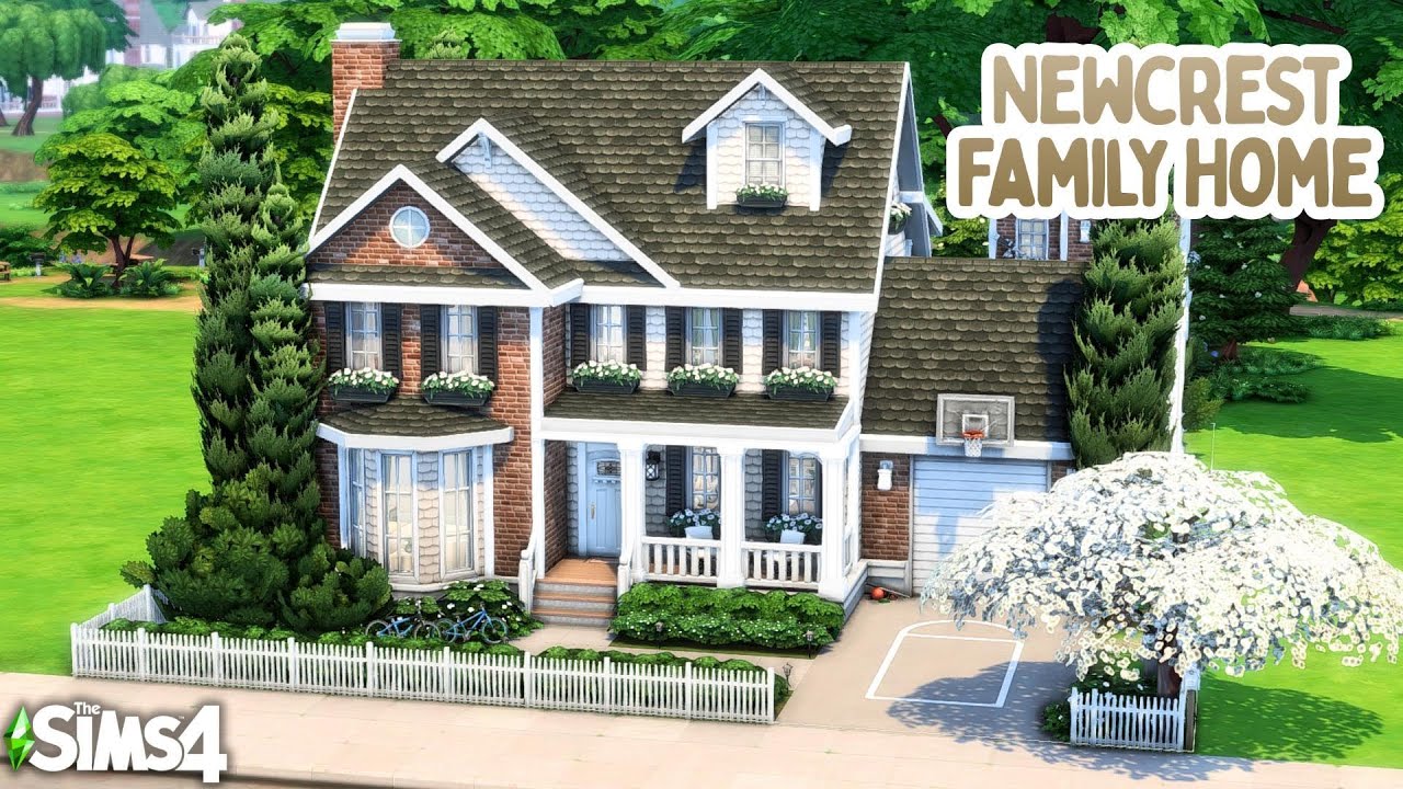 Загородный дом для большой семьи🏡The Sims 4 Быстрая сборка || Без CC