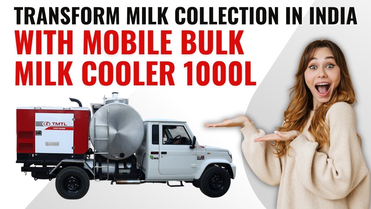 Mobile Bulk Milk Cooler –Transform Milk Collection in India with the Mobile Bulk Milk Cooler 1000L!