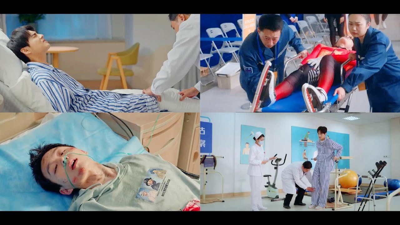 when he tried to recover and had to feel terrible pain. sick male lead cdrama hurt scene