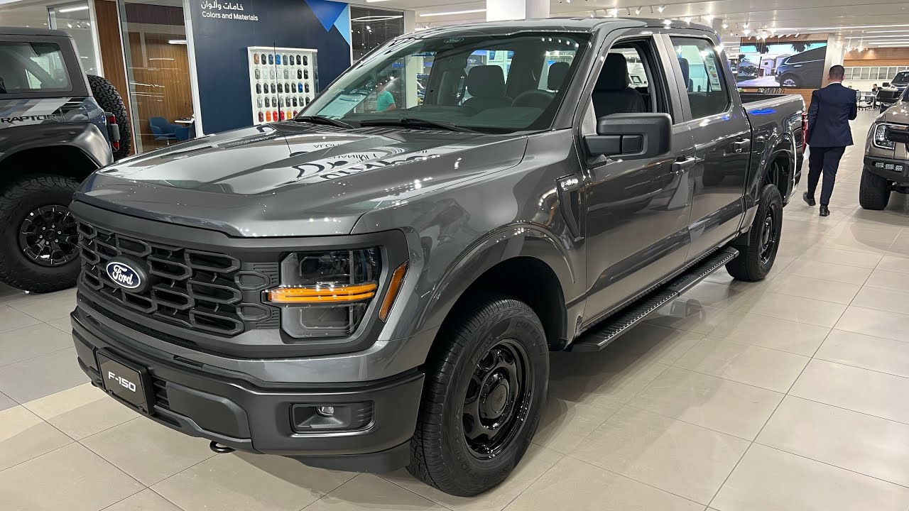 فورد F150 2024 غمارتين ستاندر XL دبل محرك 5.0L شاشه 12 انش مخمل وارد الغانم الكويت