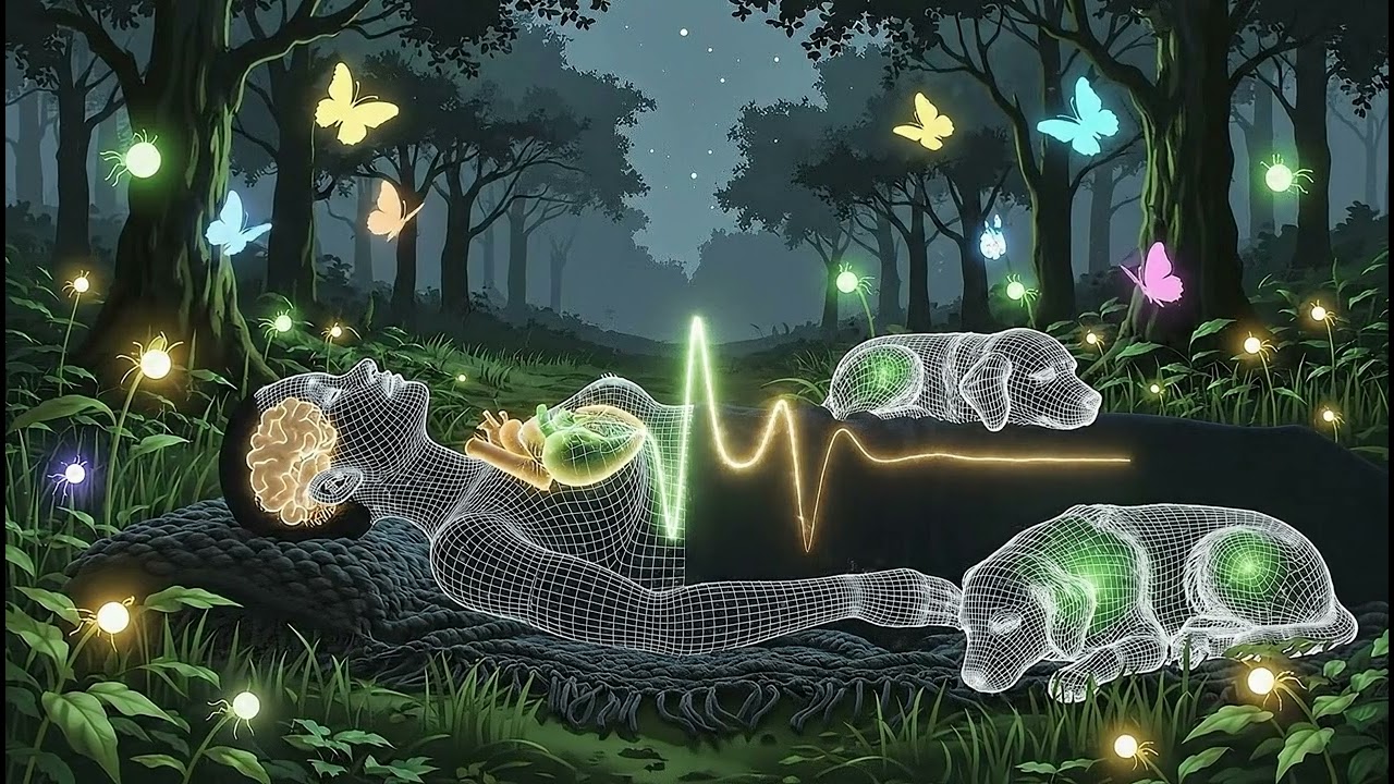 432Hz Fall Asleep Fast – Calm Nervous System, Deep Sleep & Full Body Recovery While You Sleep