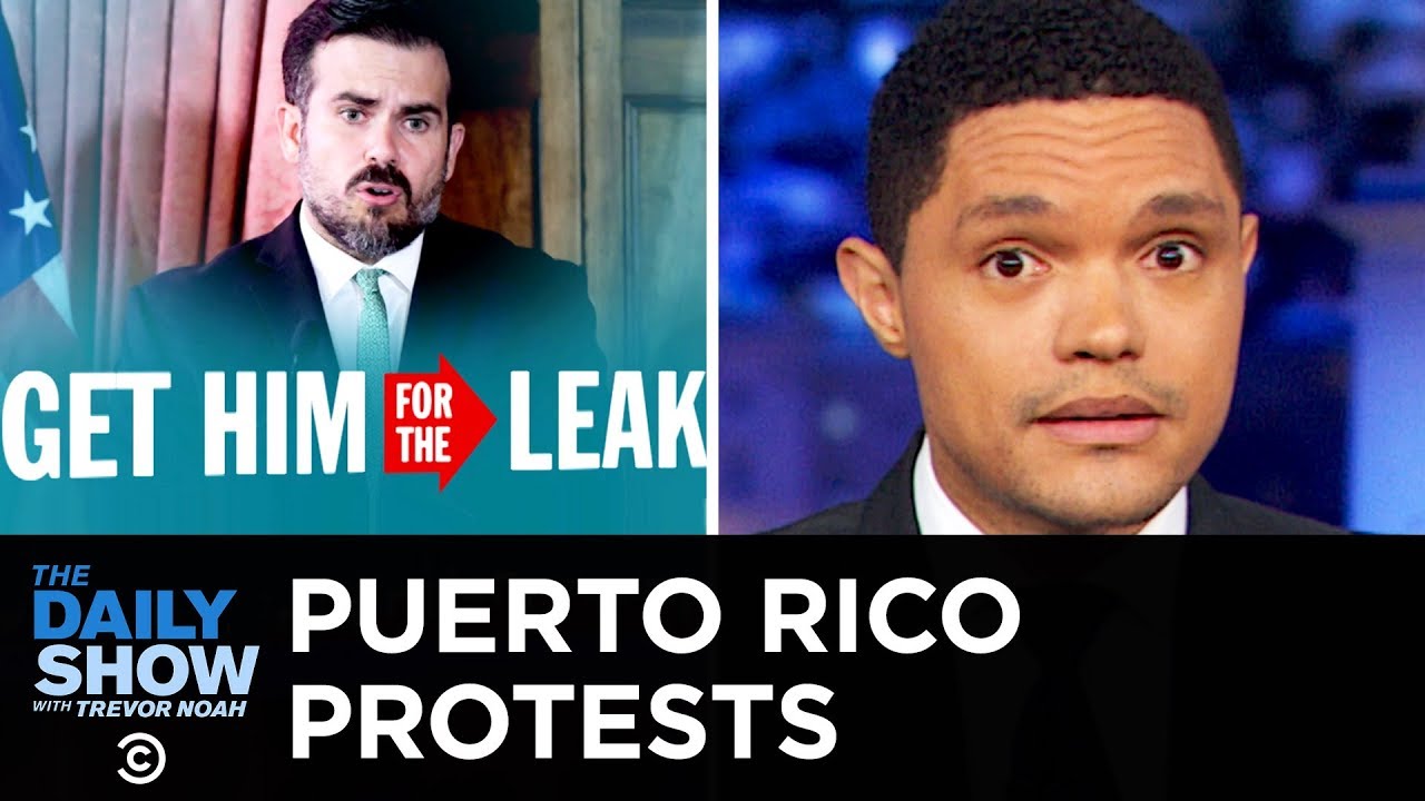 Anti-Governor Protests in Puerto Rico | The Daily Show