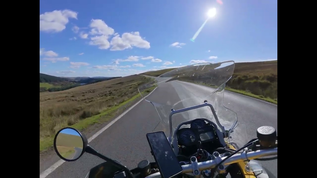 A4059 South to Pontbren Llwyd BMW 1200GSA