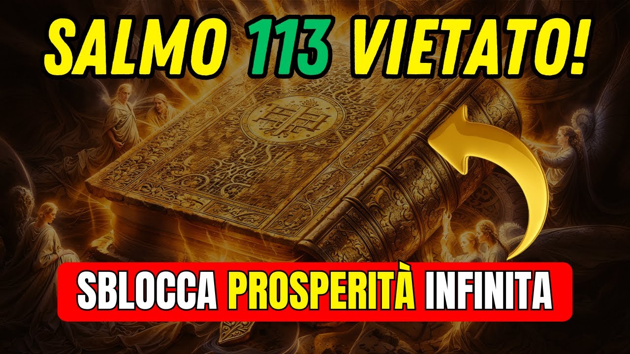Salmo 113; Libera Tanta Ricchezza Che Non Saprai Dove Spenderla!