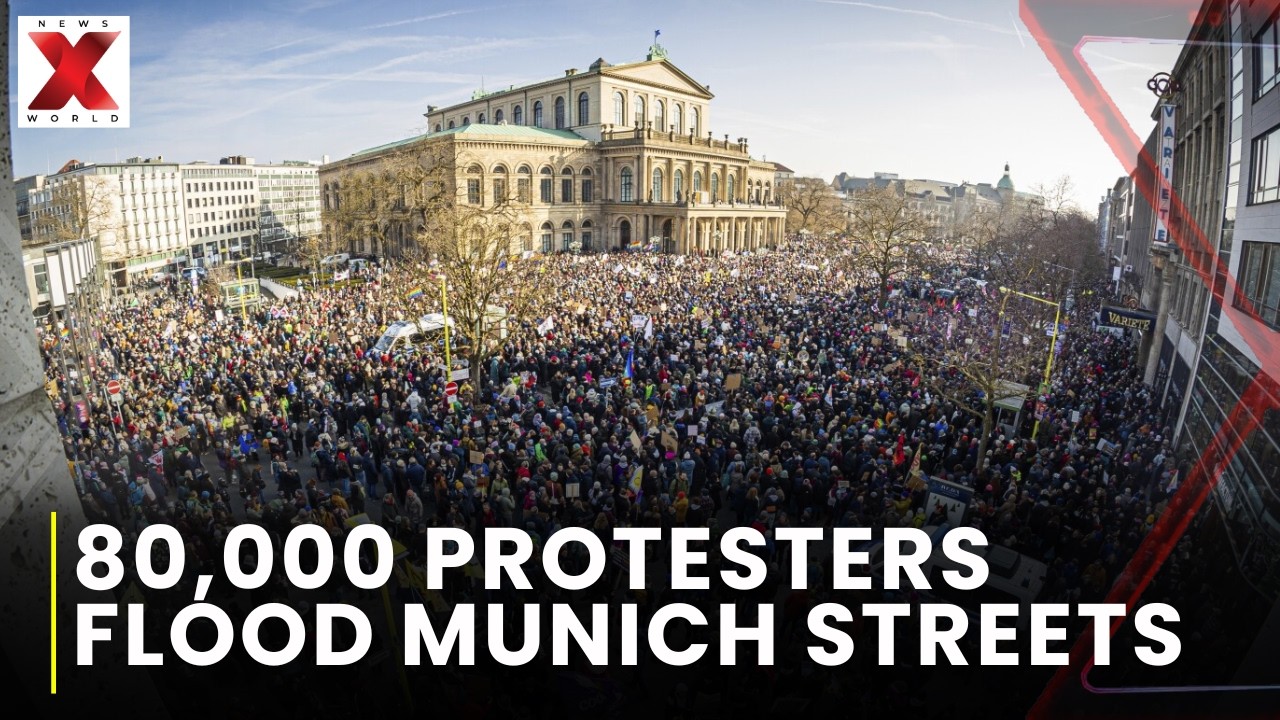 80,000 Protesters Rally In Munich Against Iran During Security Conference | NewsX World