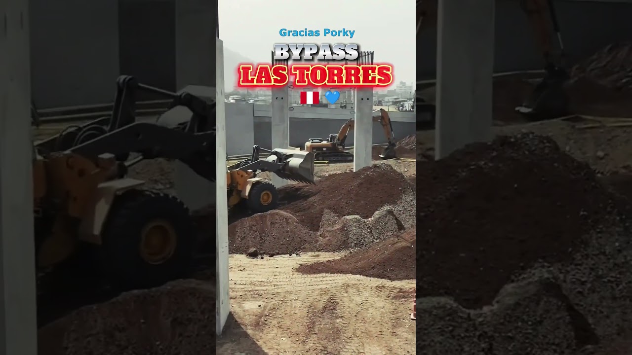 R PRIAL&Eacute;  BYPASS LAS TORRES tres niveles Rafael Lopez Aliaga #limaperu  #porky #proyecto #autopista