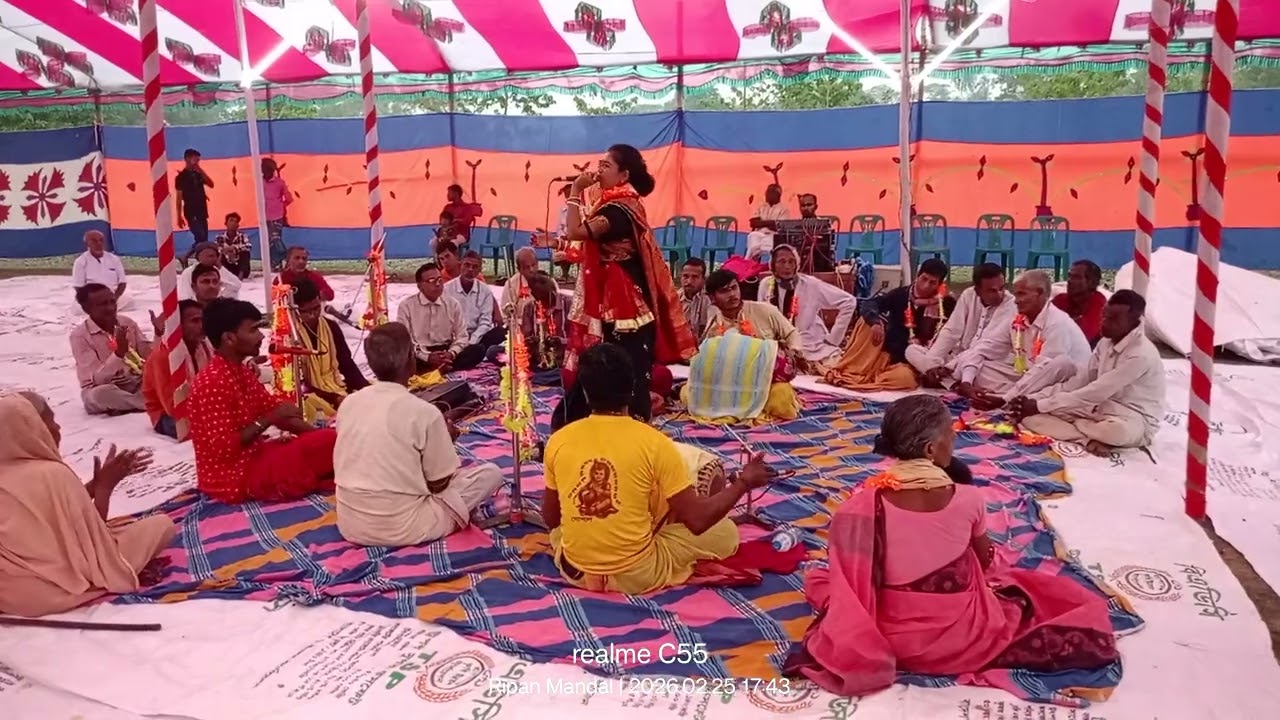 লোকনাথ বাবার অনুষ্ঠান উপলক্ষে জগন্নাথপুর গ্রামে আজ পদাবলি সংকীর্তন অনুষ্ঠিত হলো।