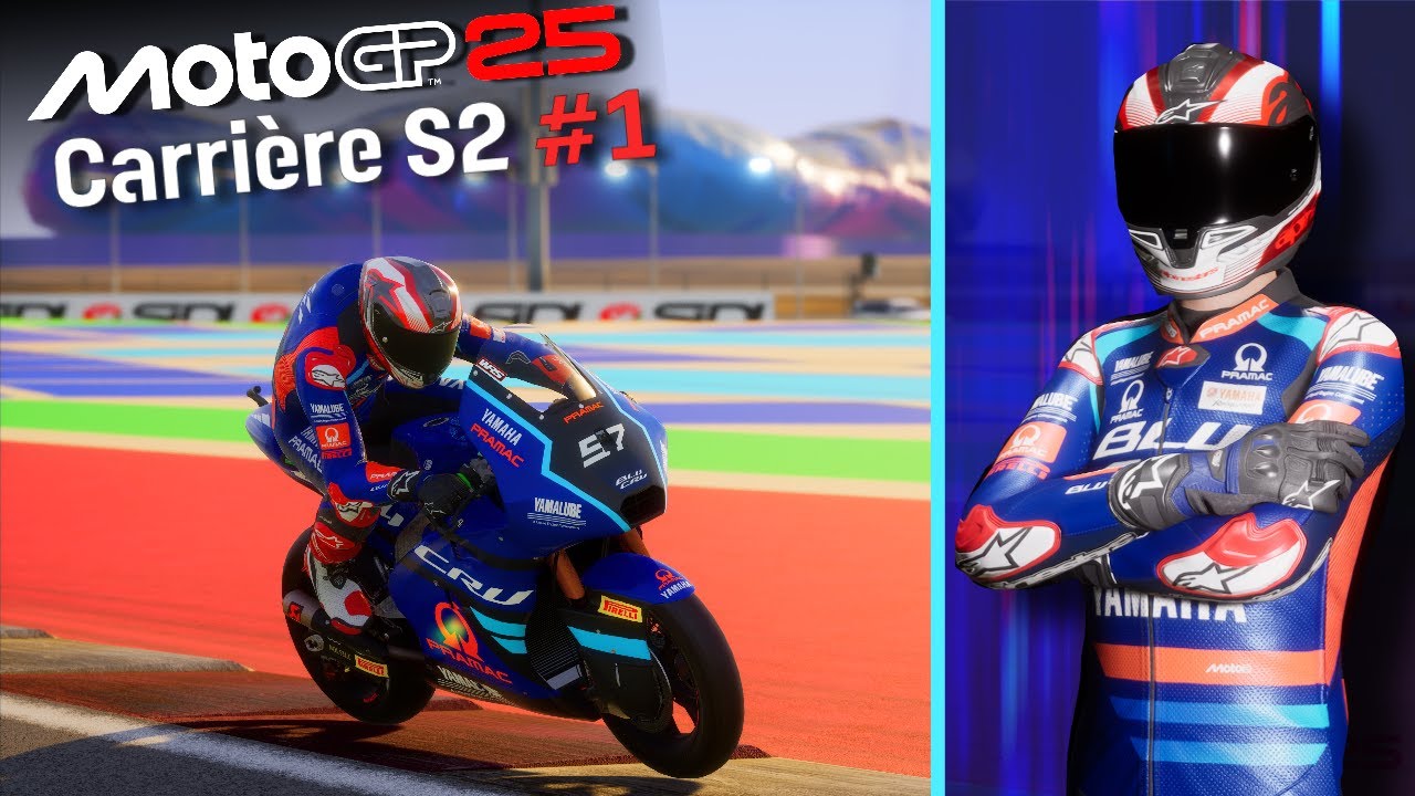 MotoGP 25 Carrière S2 #1 - Le début en Moto2 ! - Qatar Moto2