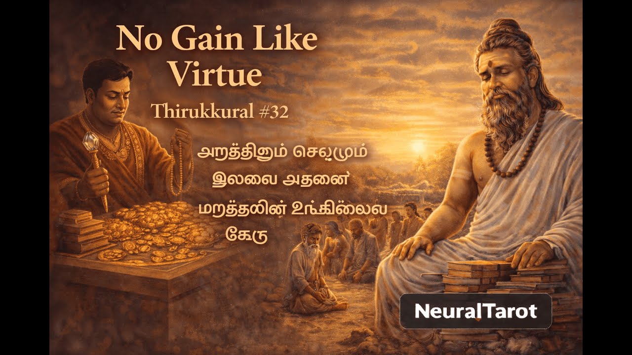 Thirukkural #32 – Nothing Greater Than Virtue | Tamil Wisdom