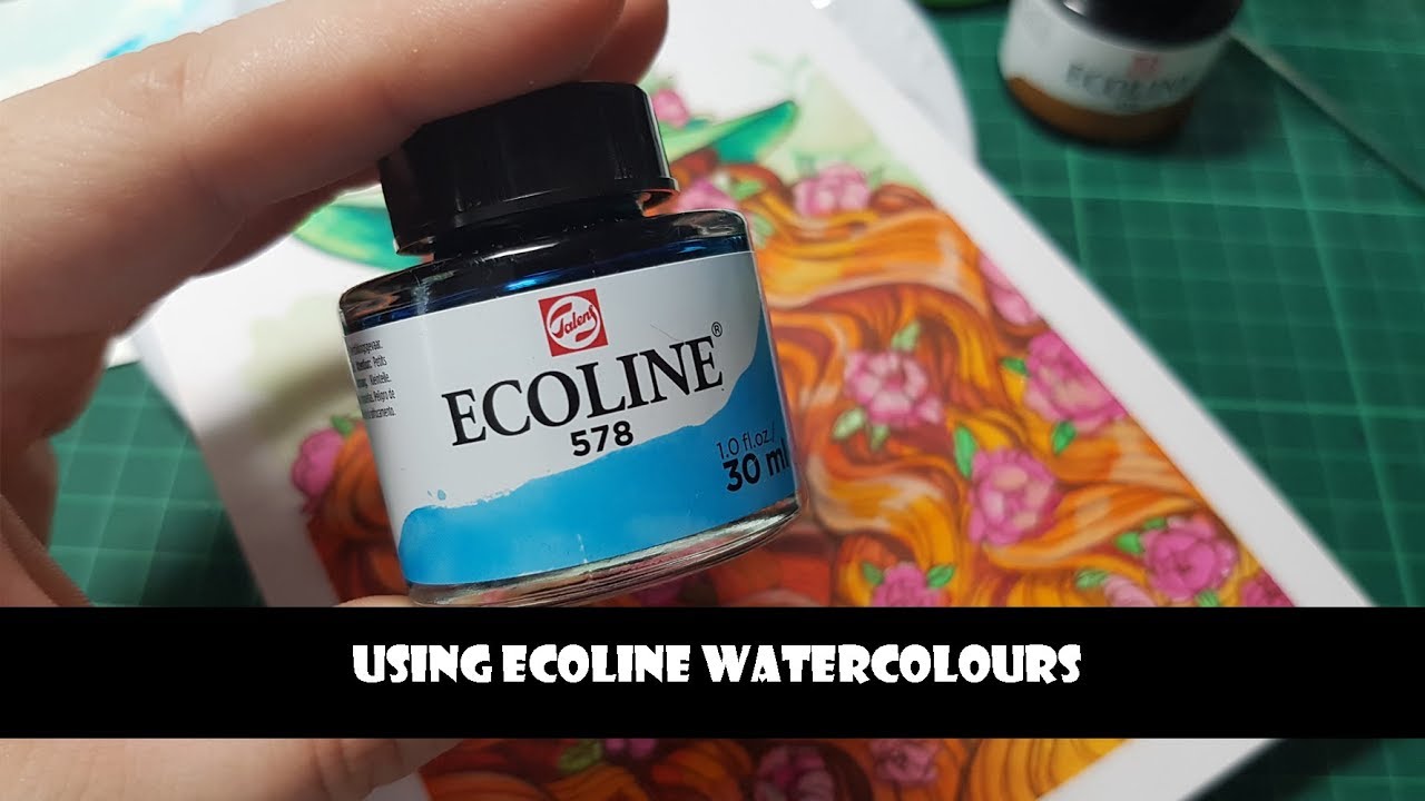 Using Ecoline Watercolours