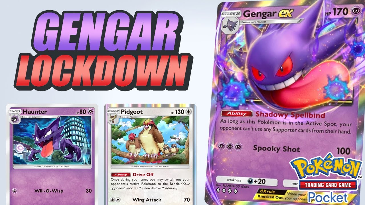 This GENGAR LOCKDOWN Deck is INSANE ! - Pokemon TCG Pocket