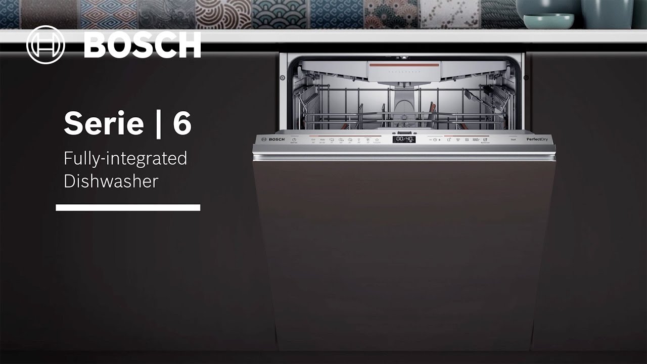 Bosch Series 6 Fully-integrated Dishwasher, 60cm (SMV6ZCX42E)