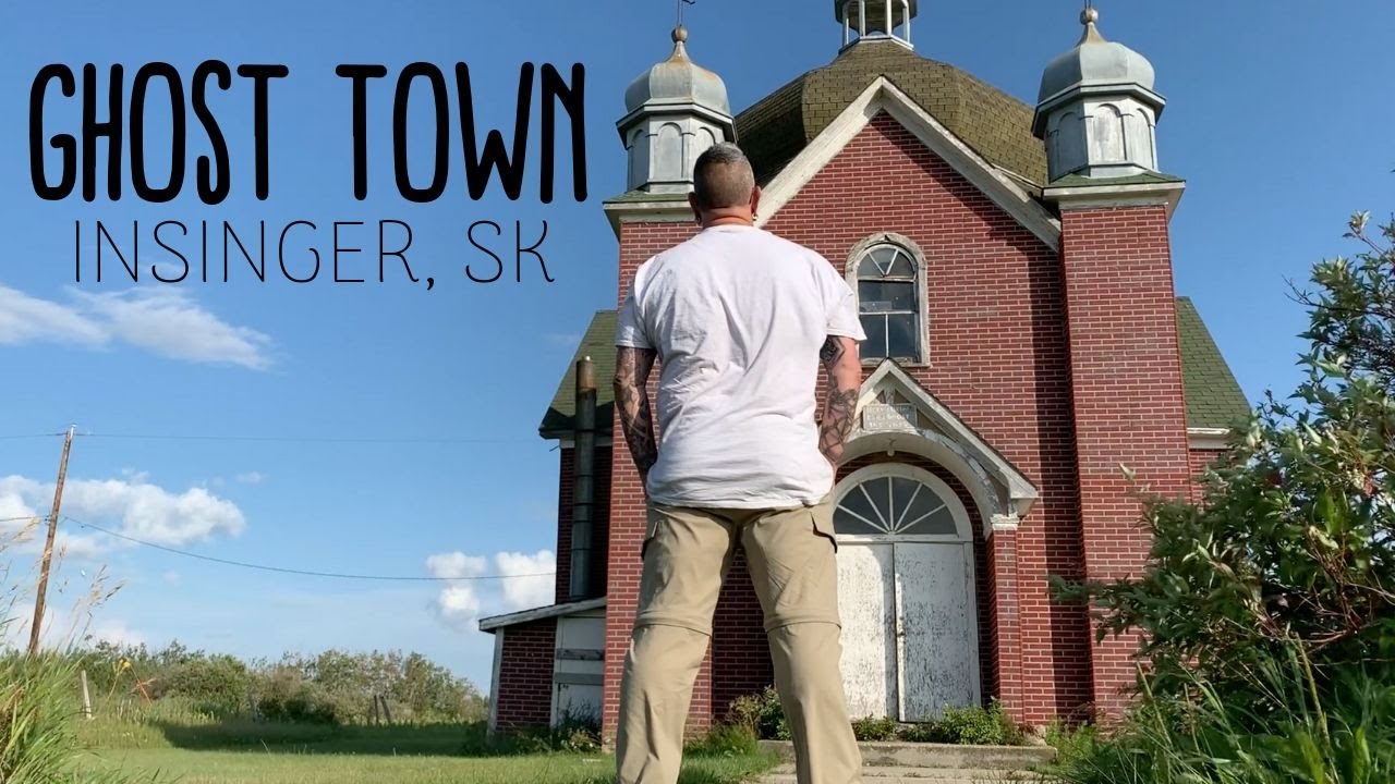 GHOST TOWN In The Prairies ABANDONED And Swinging Chandelier In Holy Ghost Church