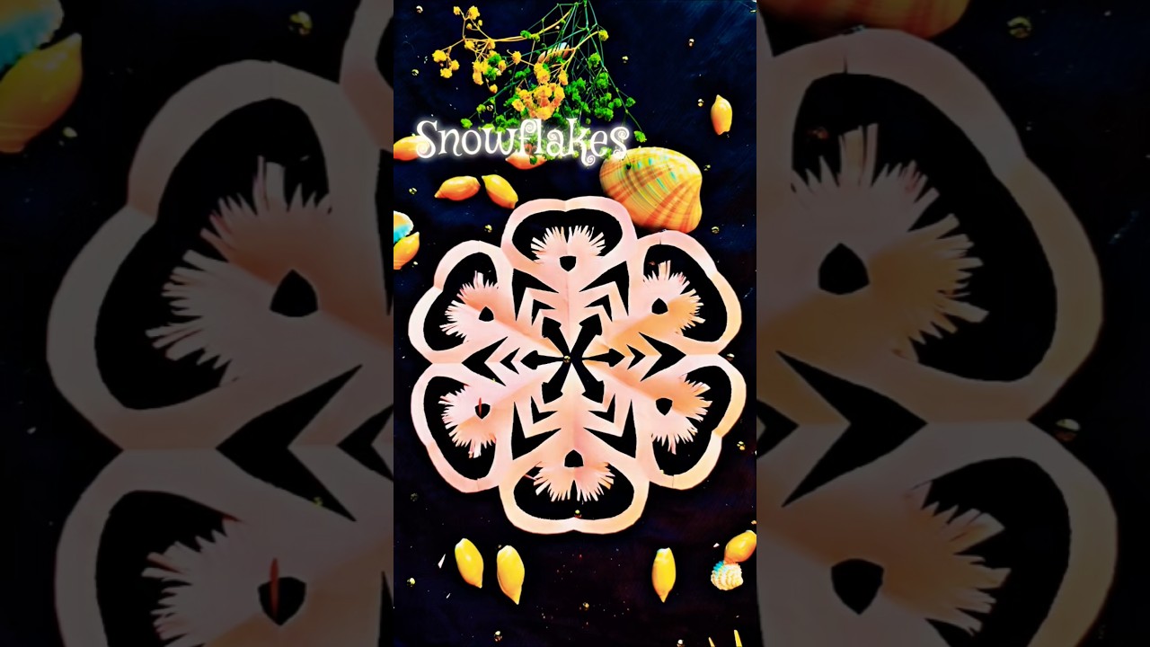 snowflakes❄️ papercrafts part 130 