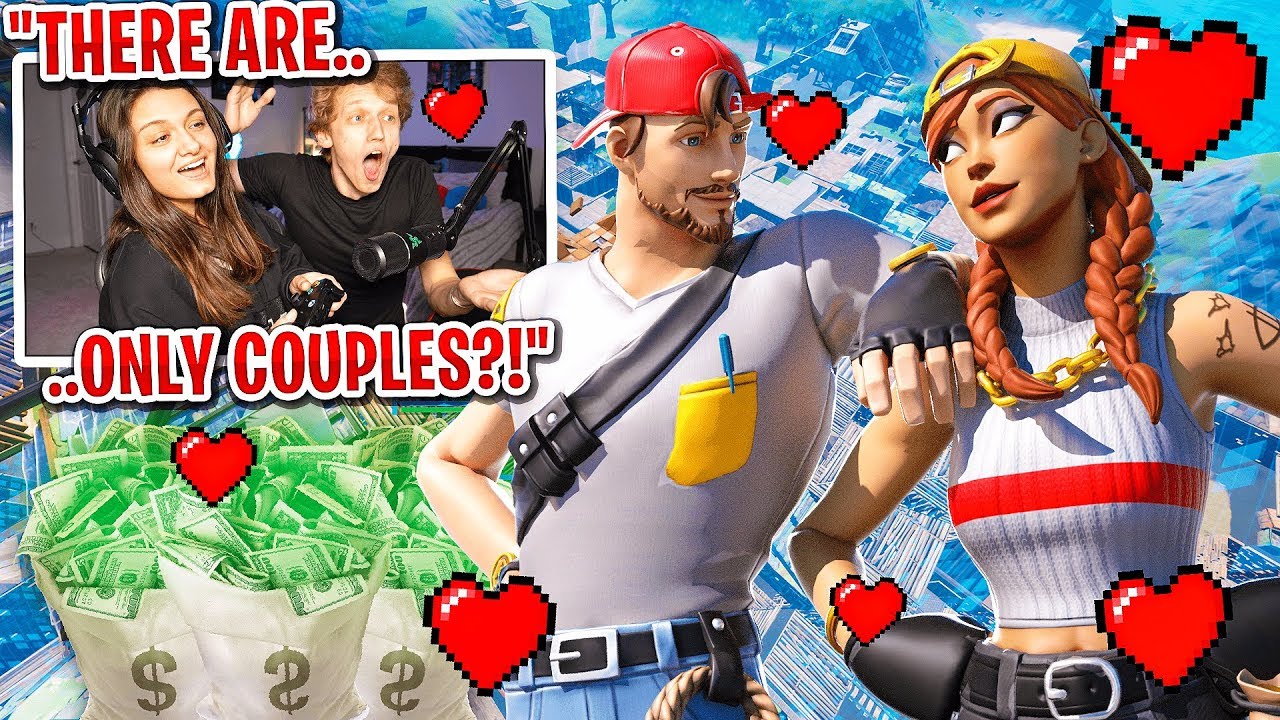 I got GIRLFRIENDS & BOYFRIENDS to scrim for $100 in Fortnite... (couples only scrims)