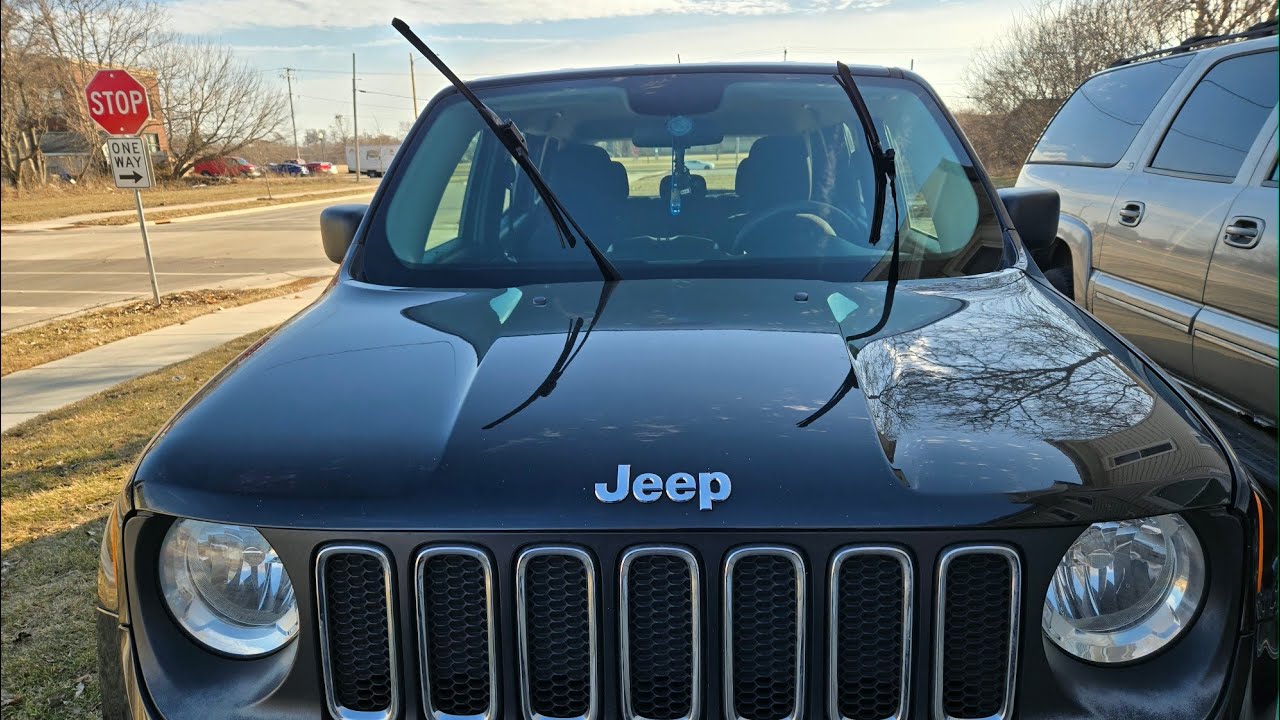 COMO REEMPLASAR LOS LIMPIABRISAS DE UN JEEP RENEGADE 2016 #limpiaparabrisas