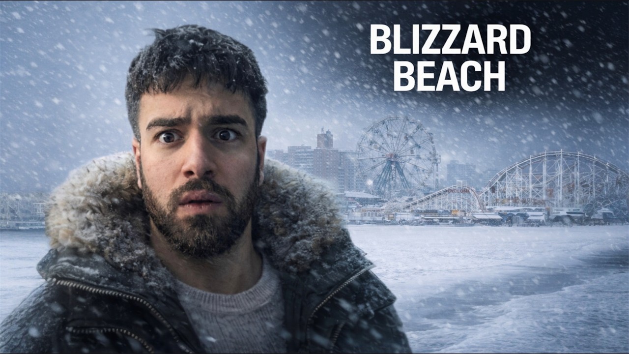 Coney Island During a Blizzard