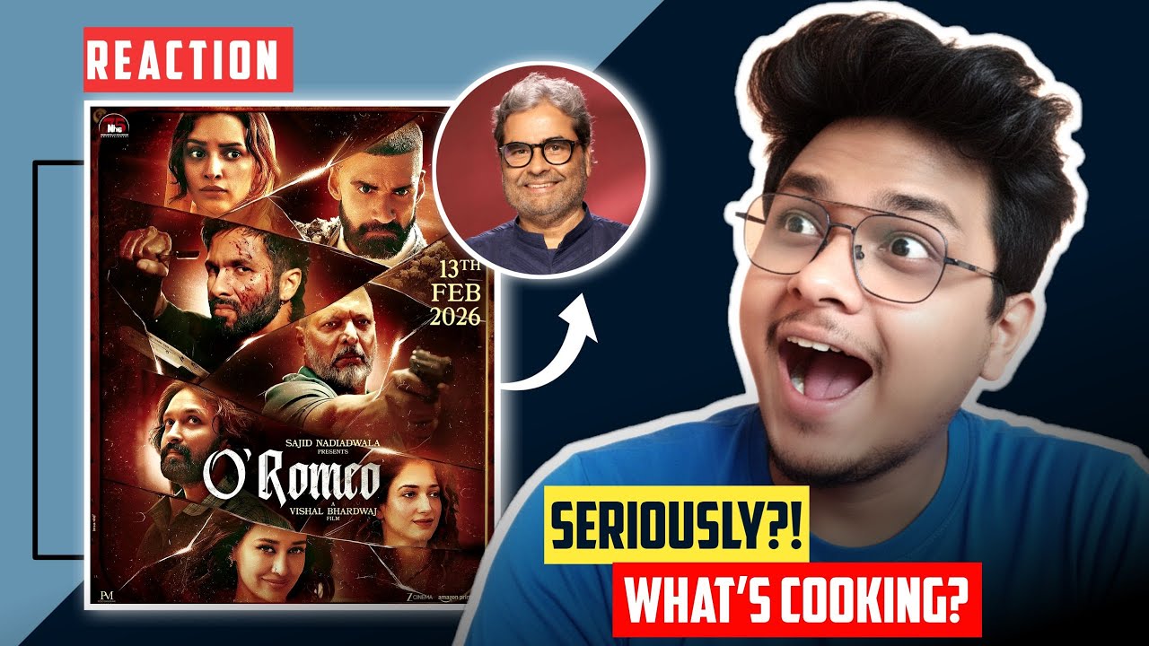 O'Romeo Official Trailer REACTION 🔥💥 | Vishal Bharadwaj | Shahid Kapoor | Tripti Dimri 