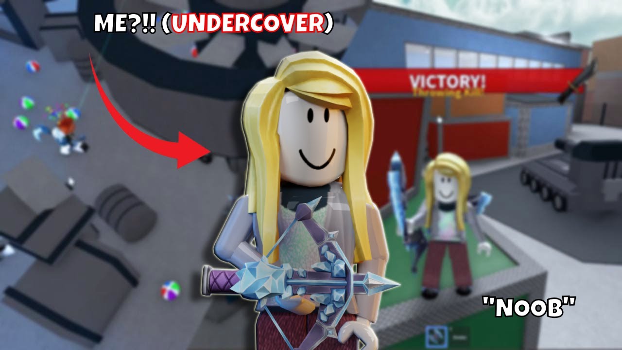 I PRETENDED TO BE An UNDERCOVER *NOOB* (Murder Mystery 2)