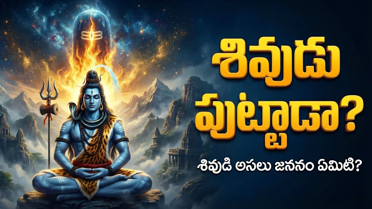 శివుడు పుట్టాడా? | శివుడి అసలు జననం ఏమిటి? | Lord Shiva Origin Explained in Telugu