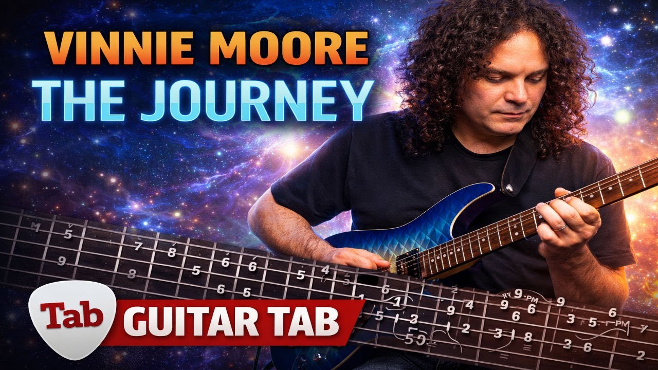 Guitar Tab: Vinnie Moore - The Journey