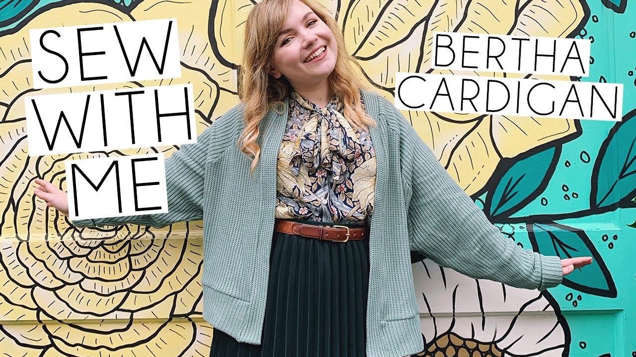 SEW WITH ME | Tilly & The Buttons Bertha Cardigan Make It Simple Book Vlog