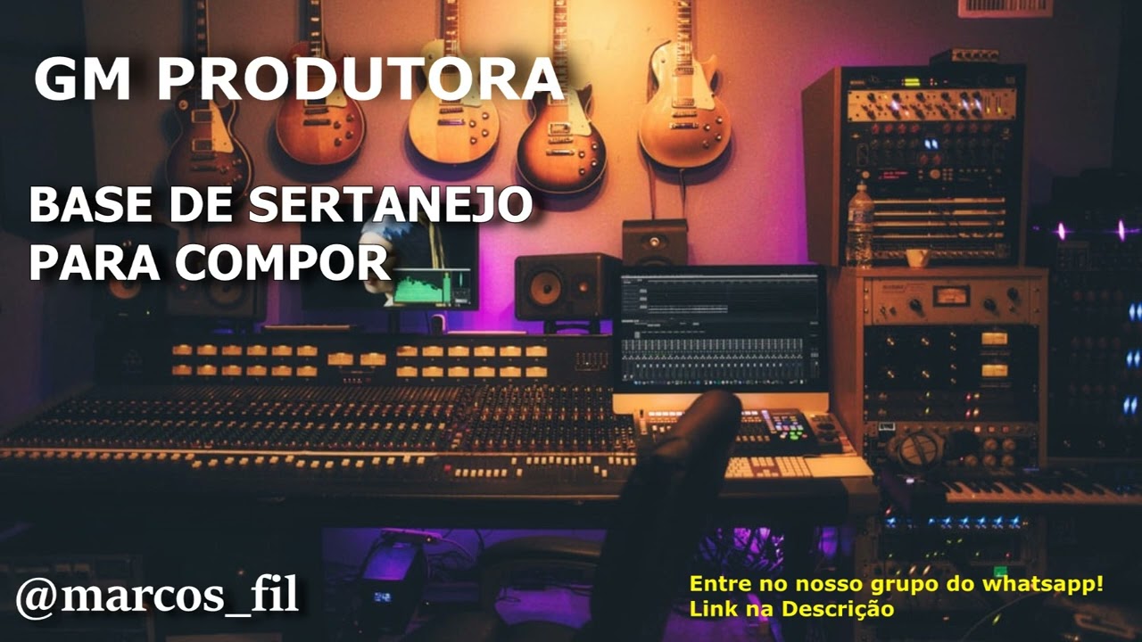 Base de Sertanejo - Beat de Sertanejo AC&Uacute;STICO Para Compor - Estilo Hugo e Guilherme - Download FREE