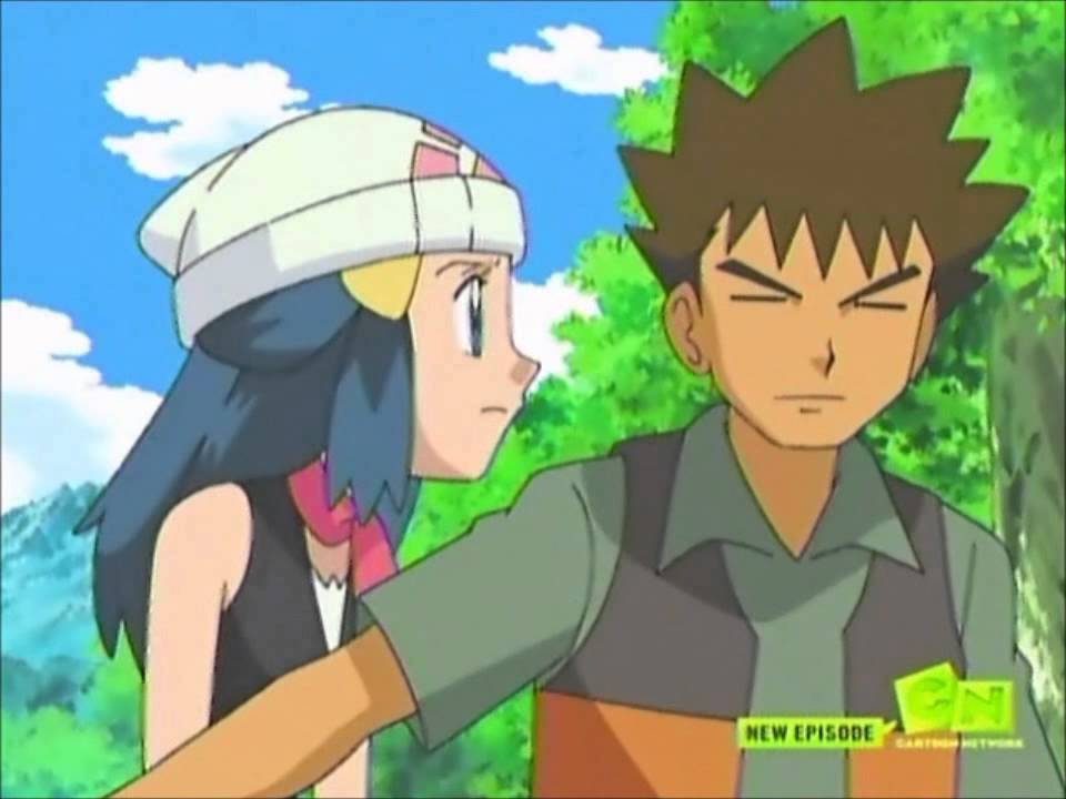 dawn and ash can't help falling in love. Pearlshipping