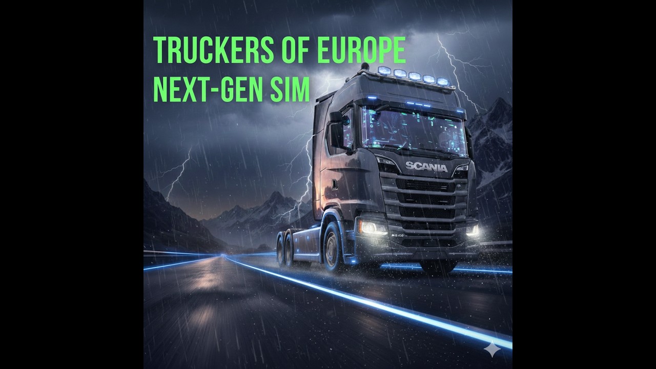 Driving through a STORM in the Alps! | Truckers of Europe 3 Gameplay