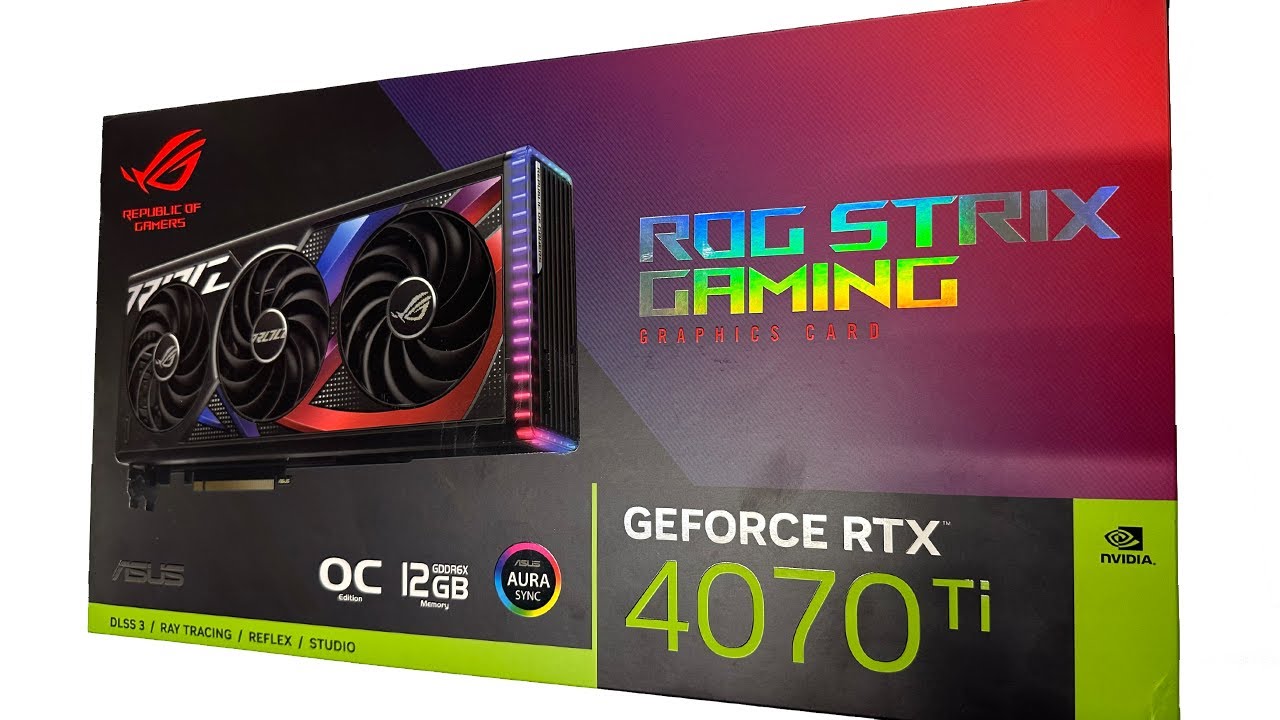 RTX 4070ti ROG STRIX OC (Unboxing)