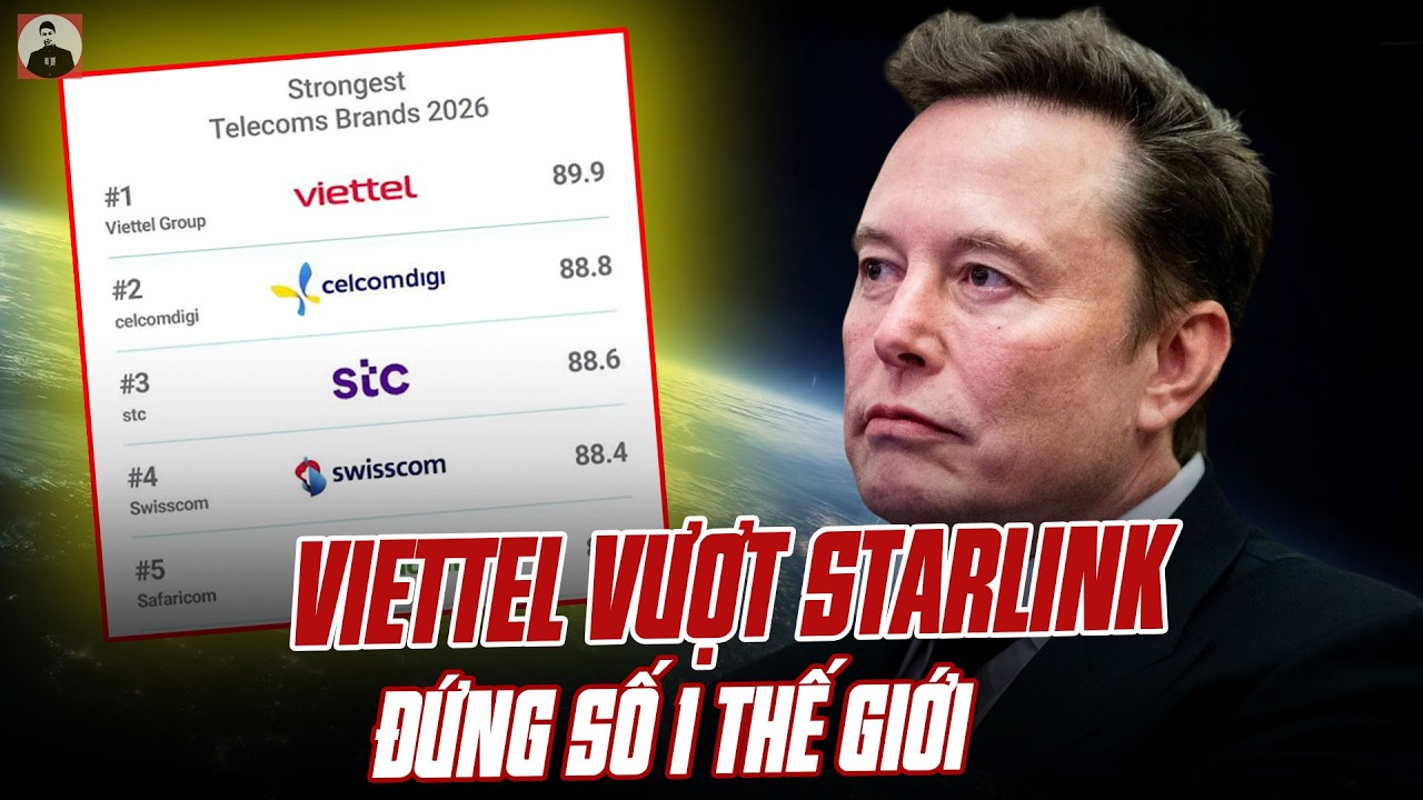 VIETTEL VƯỢT STARLINK CỦA TỶ PHÚ ELON MUSK ĐỂ ĐỨNG SỐ 1 THẾ GIỚI: TỰ HÀO QUÁ VIỆT NAM ƠI