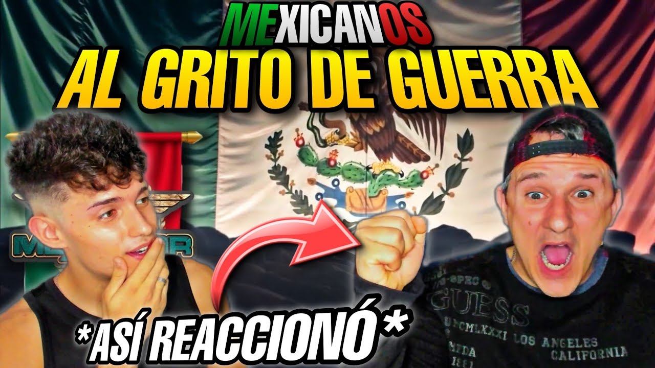 🇪🇸PADRE ESPAÑOL REACCIONA a MEXICANOS al GRITO de GUERRA el MEXSOR🇲🇽 *quedó IMPRESIONADO*😱