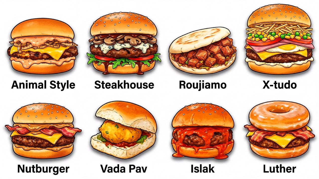 All Hamburgers Explained🍔 (Part 2)