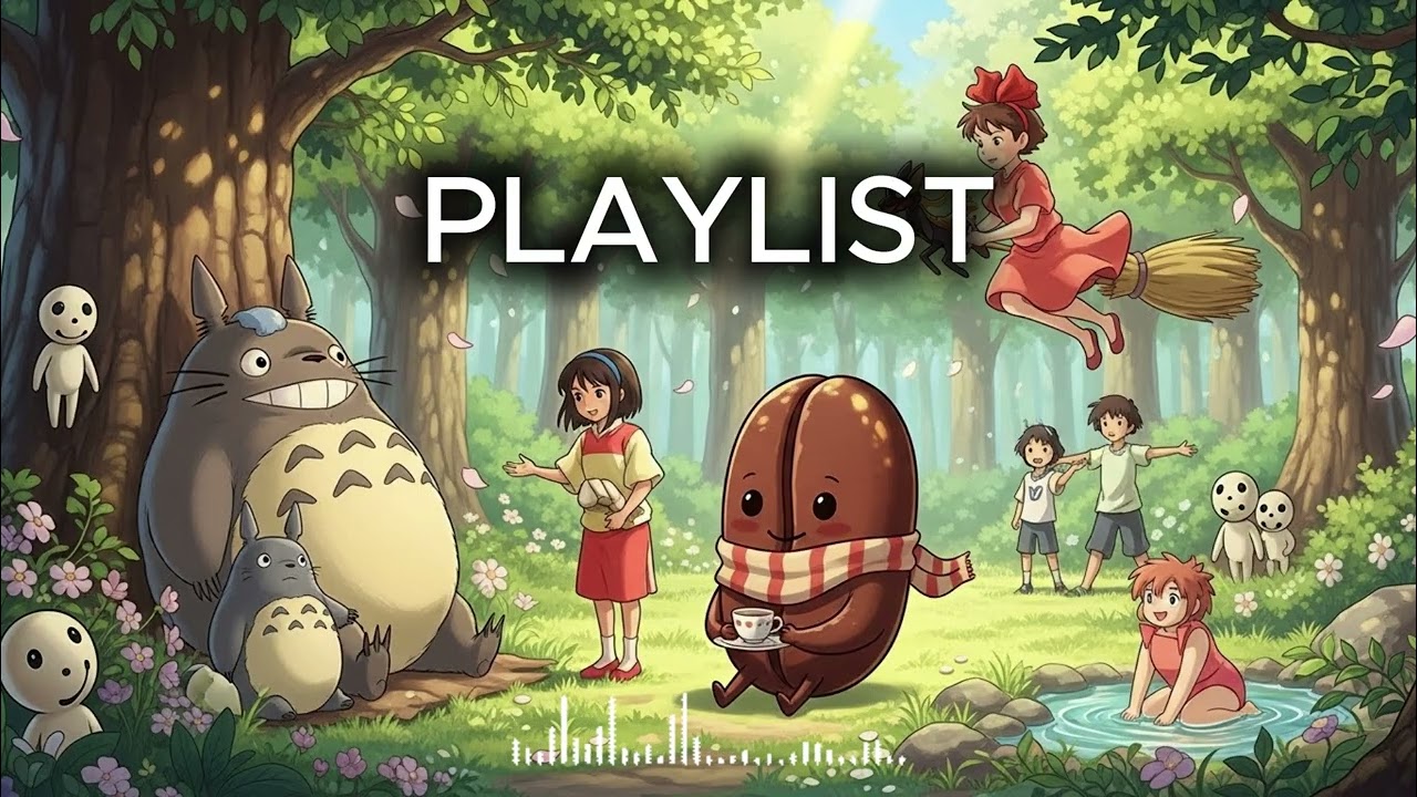 [Playlist] 마치 지브리의 한 장면처럼🌈 | 집중 · 공부 · 작업 음악