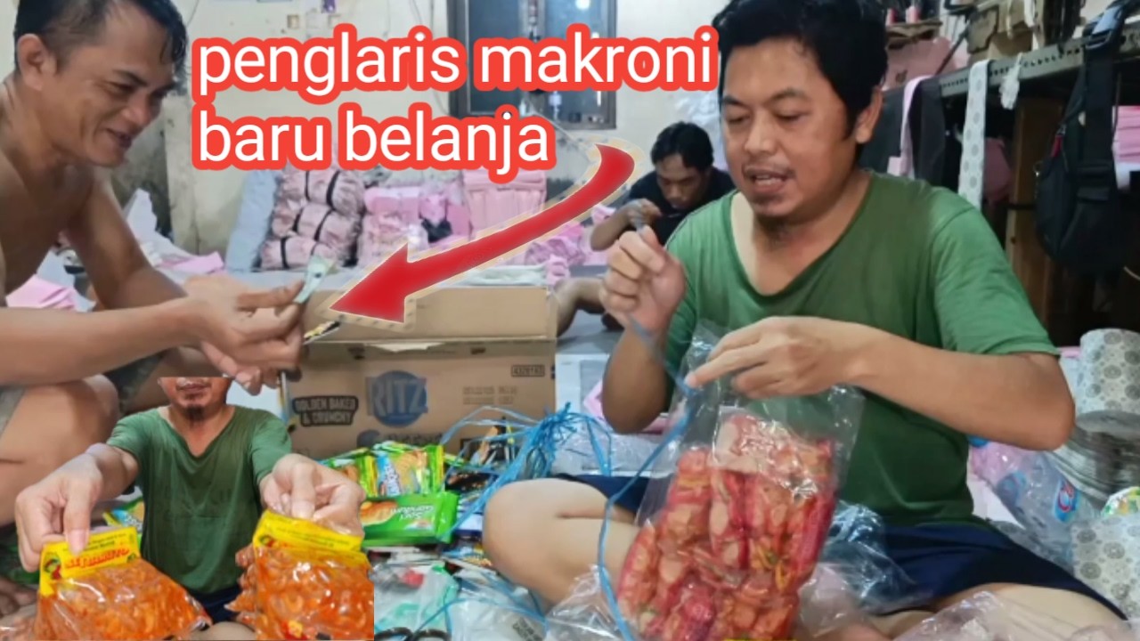 Kerupuk makroni kerupuk gantung jajan