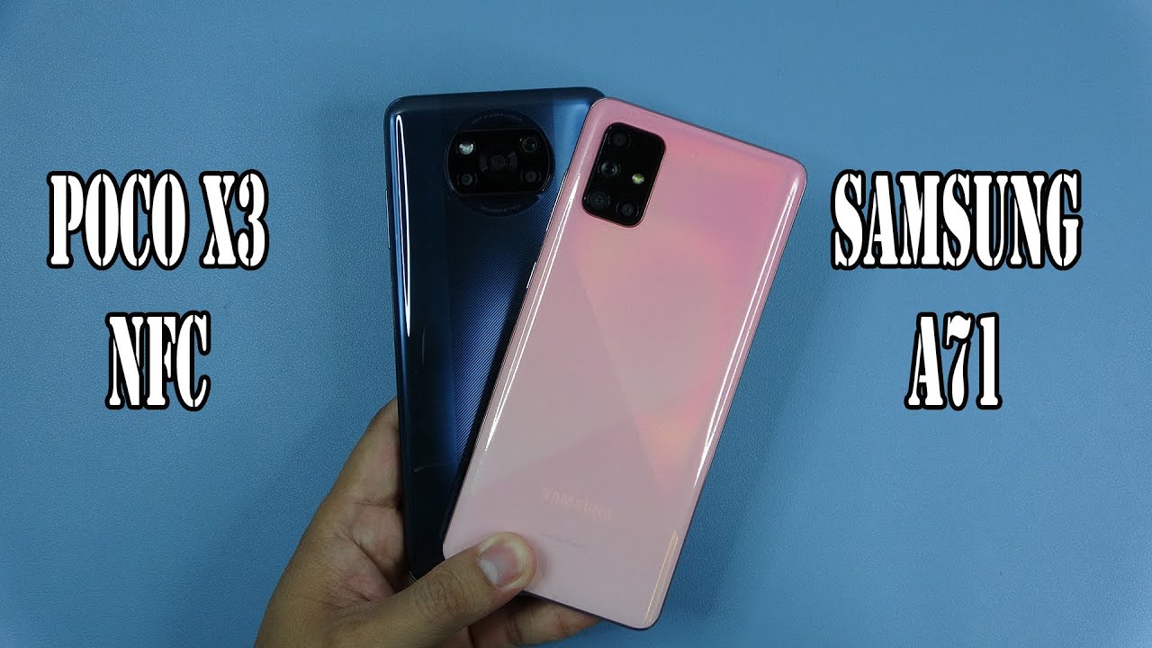 Poco X3 NFC vs Samsung Galaxy A71 | Snapdragon 732G vs Snapdragon 730