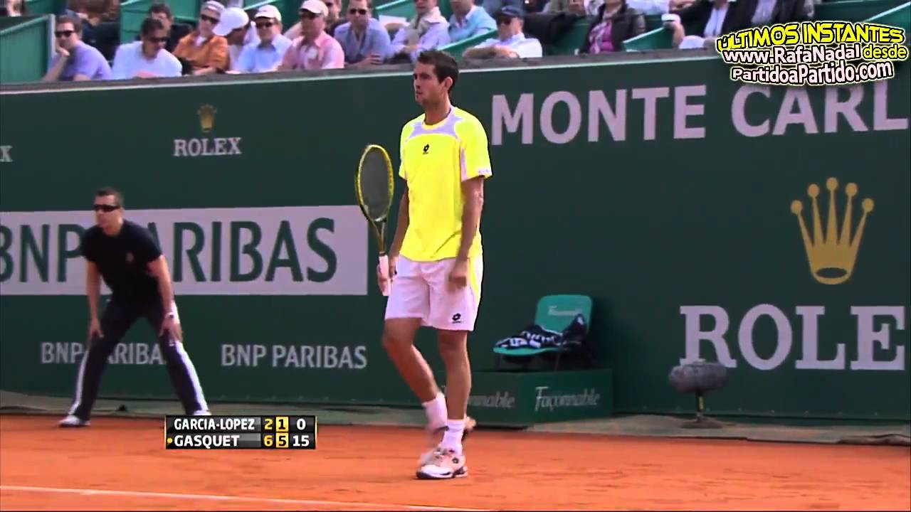 [HD] García-López vs Gasquet [R2 Montecarlo 2011] Last Minutes