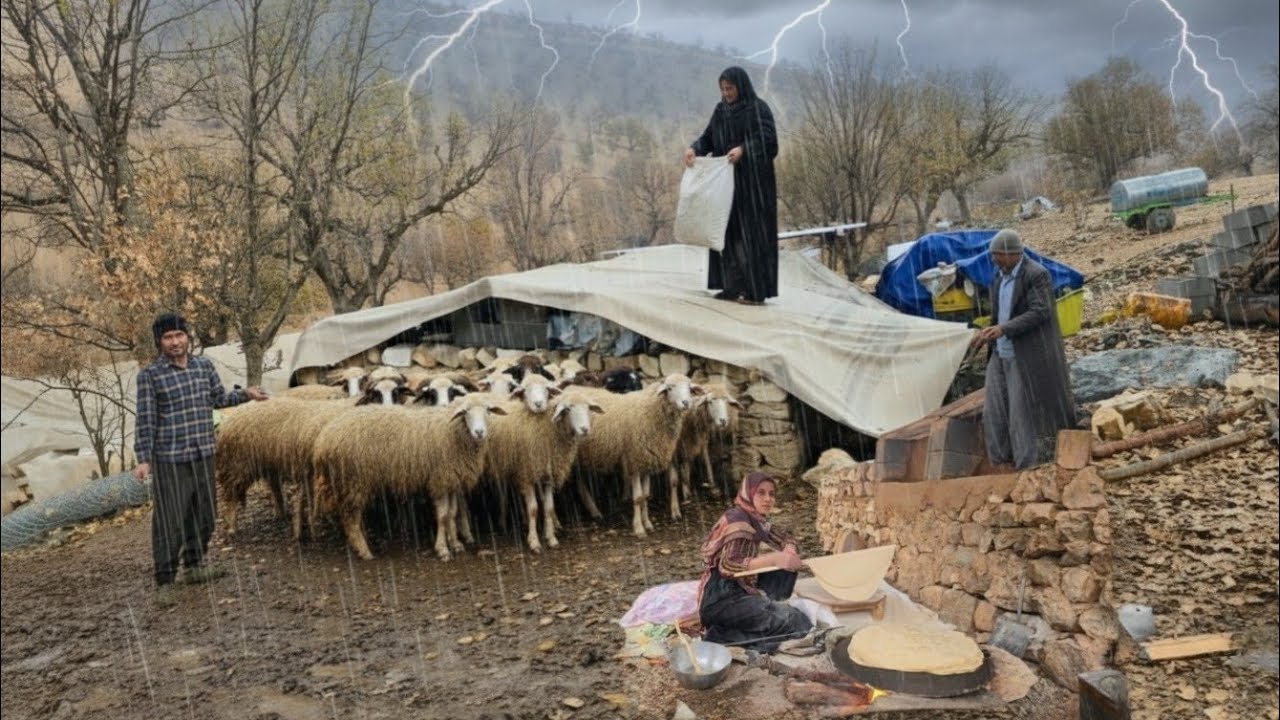 Survival in the Storm: Saving the Flock & Baking Bread in Heavy Rain
