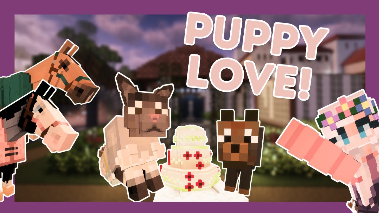 naming my new dog and having a doggy wedding! Minecraft: SWEM RRP