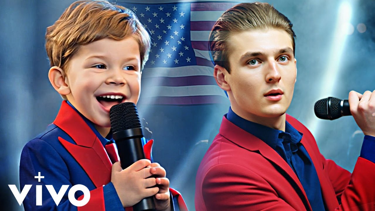Elon Musk's Son X & Barron Trump Live Duet - God Bless America /AI cover