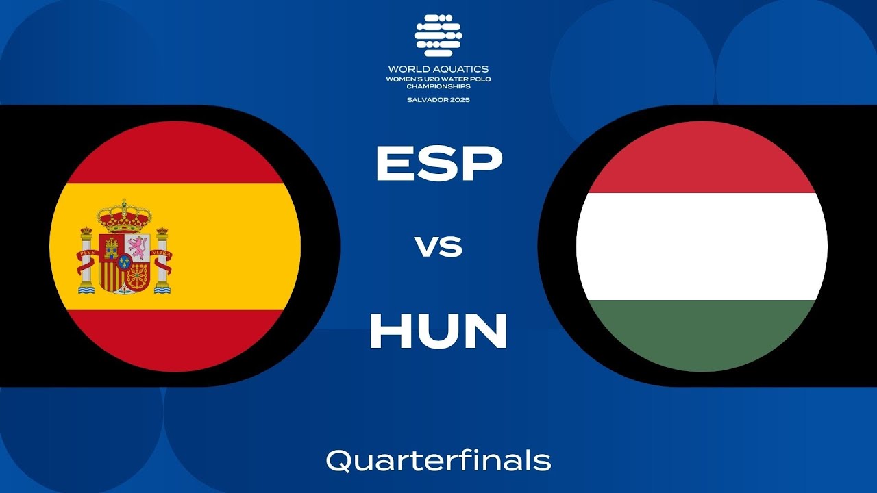 ESP vs HUN | Epic Quarterfinal Clash | Day 5 | Women’s U20 Water Polo 2025