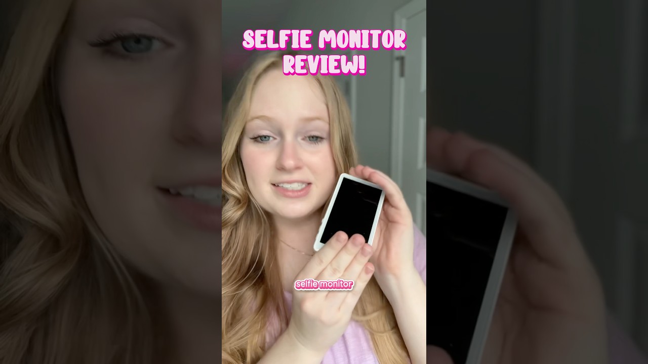Selfie Monitor Review: Lucksky! #selfiemonitor #amazonfinds #phoneaccessories #contentcreatortools