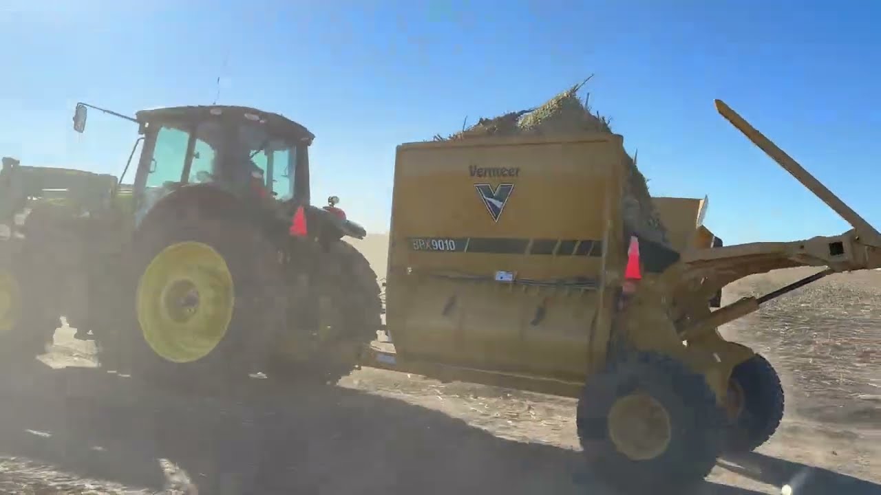 New bale processor and new calves!