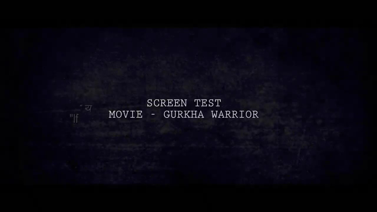 Gurkha warrior movie trailer.