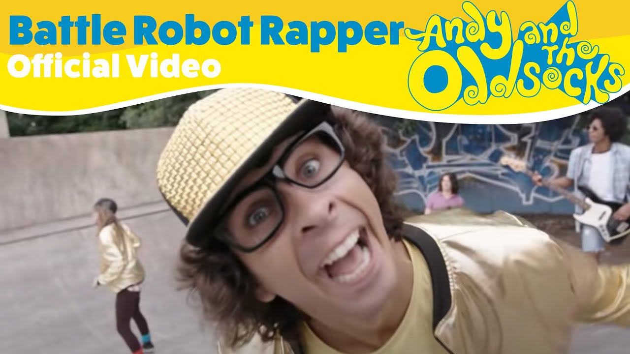 Andy and the Odd Socks - Battle Robot Rapper (Official Video)