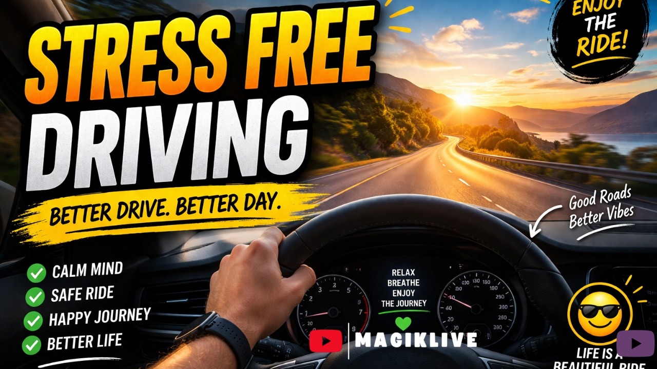 STRESS FREE DRIVING w/ MAGIKLIVE | Chill Vibes