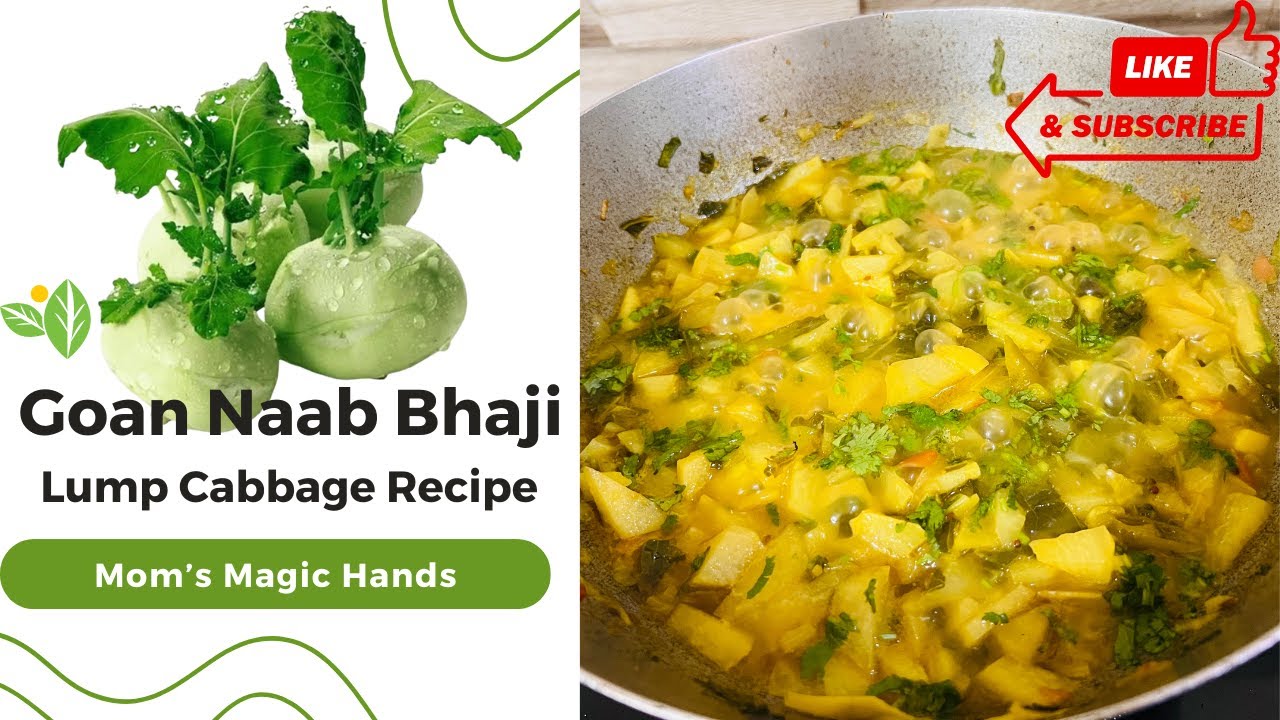 Naab Bhaji |Lump Cabbage recipe |Ganth Ghobi sabji